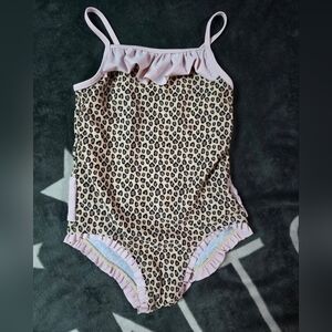 Pink Leopard Print Swimsuit
